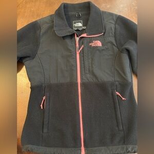 The North Face Women’s Denali Black and Pink Jacket
